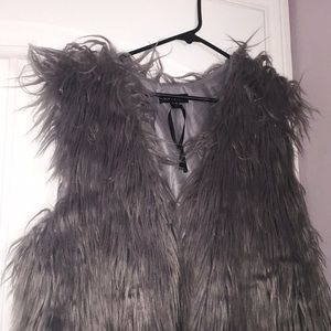 Fur Open Vest